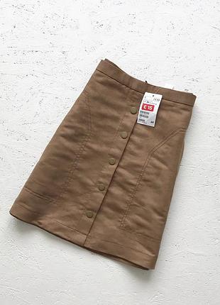 Юбка под замш h&m новая