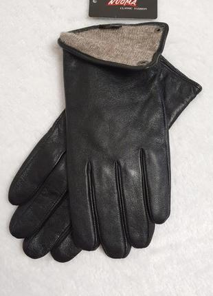 Чоловічі рукавички тм nuova  з натуральної оленячої шкіри, на теплій підкладці .6 фото