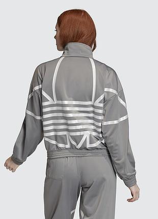 Кофта олімпійка спортивна оверсайз adidas з великим лого