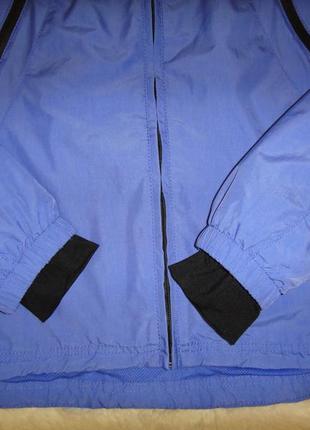 Куртка ветровка h&m р. 44-46 (s) на подкладке, в идеале васильковый цвет3 фото