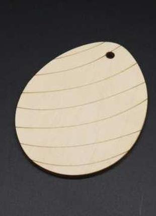Дерев'яні заготовки з фанери. підвіска "великоднє яйце". 6,5х9см / дерев'яні заготовки з фанери. підвіска "великоднє яйце".
