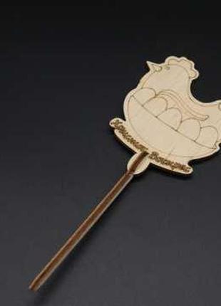 Дерев'яні заготовки з фанери. топпер "христос воскрес". 8х20см / дерев'яні заготовки з фанери. топпер "христос воскрес". 8х20см