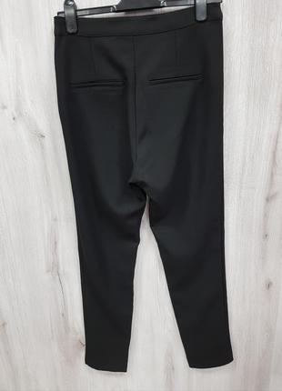 Черные облегающие брюки с молнией сбоку h&m 12.l3 фото