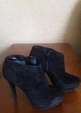 Замшеві ботильйони демисезонні