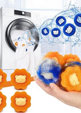 М'ячики/кульки для прання та сушіння великі 6,5 см. паралонові кульки для прання білизни та пуховиків, курток