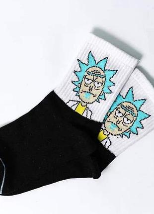 Носки з героями мультсеріалу рік та морті