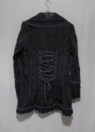 Туника на молнии серо-черная 'glamz' 46-48р