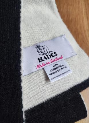 Hades scotland шерстяной теплый зимний шарф 100% шерсть6 фото