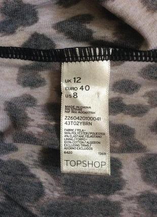 Комбидрес боди леопардовый от topshop! p.-404 фото