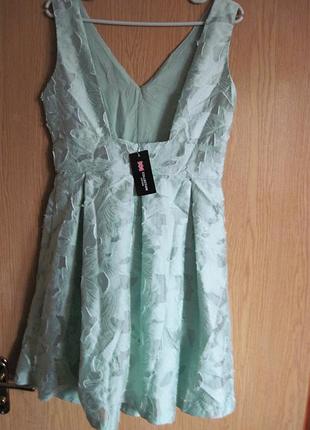 .новое салатовое платье "collection london" р. 44