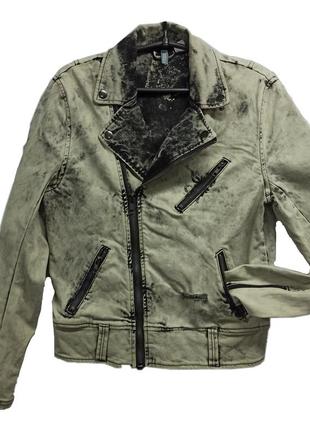 Джинсовый пиджак h&m
