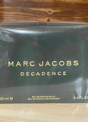 Marc jacobs decadence, 100 мл, парфюмированная вода