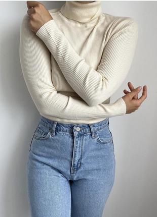 Гольф рубчик водолазка кофта свитер светер джемпер пуловер7 фото