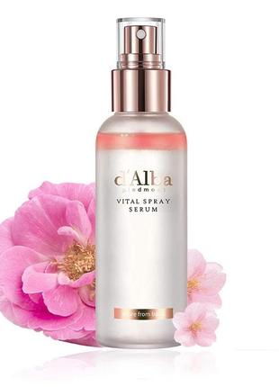 Заспокійлива сироватка-спрей із білим трюфелем d'alba white truffle vital spray serum 100 мл