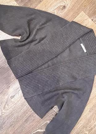 Теплый укороченный кардиган