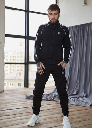 ❄️теплый костюм adidas: кофта-штаны❄️1 фото