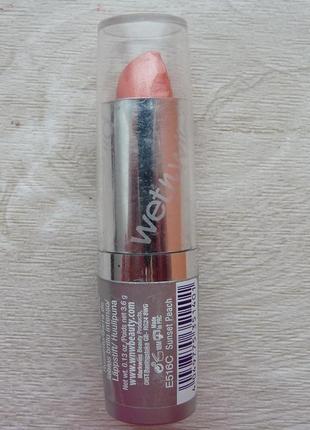 Глянцевая помада wet'n wild silk finish lipstick e516c sunset peach