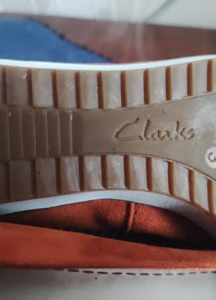 Шикарные замшевые туфли clarks, оригинал!!!7 фото