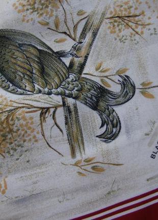 Capercaillie мужской платок птицы. италия2 фото
