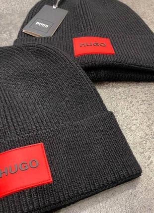 Шапка в стиле hugo boss