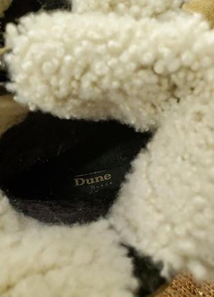 Dune london теплые зимние сапожки ботинки натуральная кожа замша и овчина5 фото