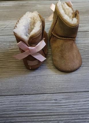 Угги сапожки пинетки овчина кожа ugg ор-л uk4 20,5р2 фото