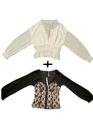 2 блузки missguided и next