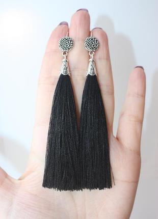 Серьги кисти кисточки