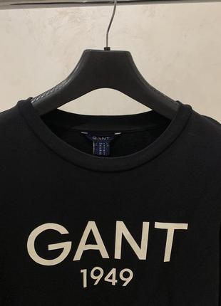 Джемпер свитер толстовка gant черный  оригинал6 фото