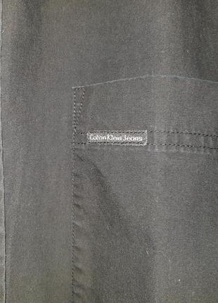 Calvin klein jeans стильная черная рубашка размер 50/xl оригинал9 фото