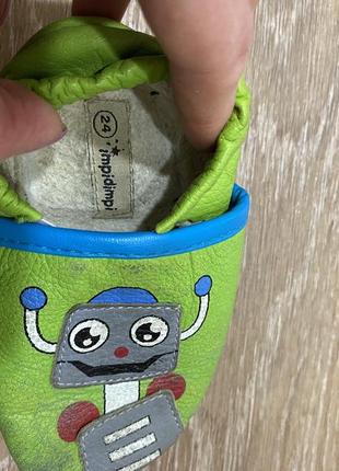 Шкіряні капці чешки