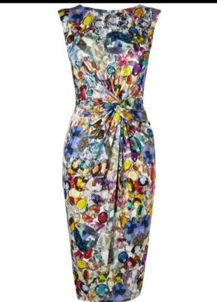 Трикотажна кольорова сукня плаття