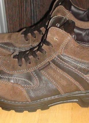 Higland creek - зимові шкіряні черевики. р - 43 (28см)