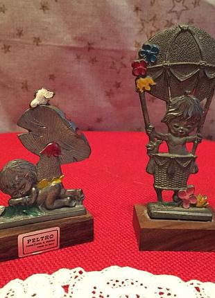 Peltro, статуэтки из олова, италия