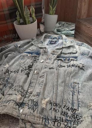 Джинсовка zara унисекс 6