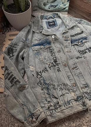 Джинсовка zara унисекс 4