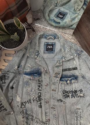 Джинсовка zara унисекс 3