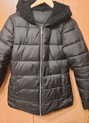 Курточка утеплена двухстороння s