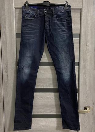 Джинси diesel tepphar 0679r slim fit carrot jeans - wash black2 фото