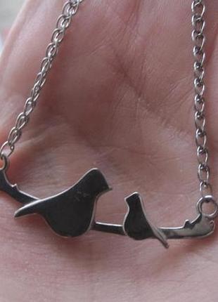 Серебряная цепочка с подвеской, серебряное колье, серебро 925, украина