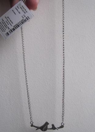 Серебряная цепочка с подвеской, серебряное колье, серебро 925, украина