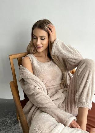Махрова піжама, махровая пижама, домашній одяг, домашняя одежда
