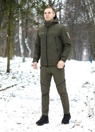 Куртка тактична чоловіча військова хакі зимова3 фото