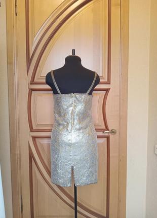 Платье сарафан в пайетках6 фото