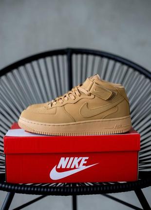 Зимние мужские кроссовки nike air force 1 high flex (мех) 41-43-44-45-464 фото