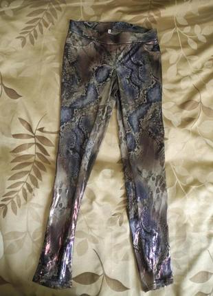 Лосины змеиный принт
