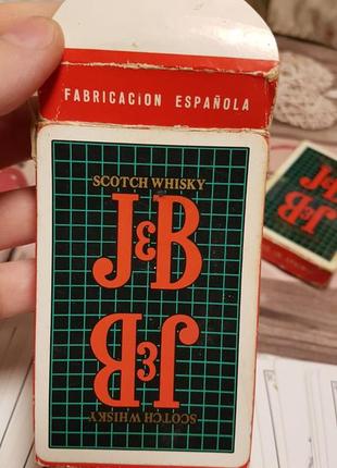 Игральные карты j&b scotch whisky раритет, колода 50 карт7 фото