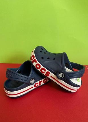 Крокси дитячі на хлопчика crocs bayaband kids navy