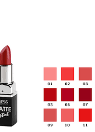 Помада для губ матовая bless cosmetics matte lipstick9 фото