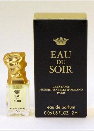 Sisley eau du soir,мініатюра, оригінал, 2 мл3 фото